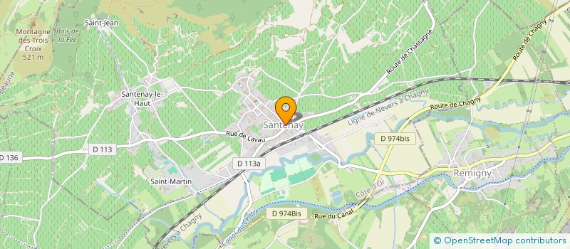 localisation de l'entreprise MAISON PROSPER MAUFOUX  SANTENAY