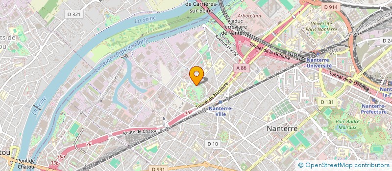 localisation de l'entreprise MAISON PROTESTANTE ENFANCE à NANTERRE