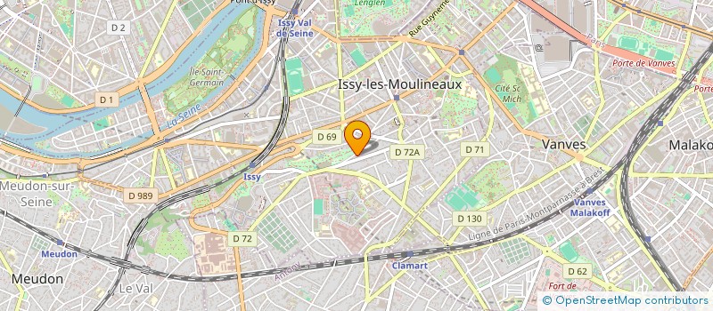 localisation de l'entreprise MAISON PROVINCIALE F DE J à ISSY-LES-MOULINEAUX