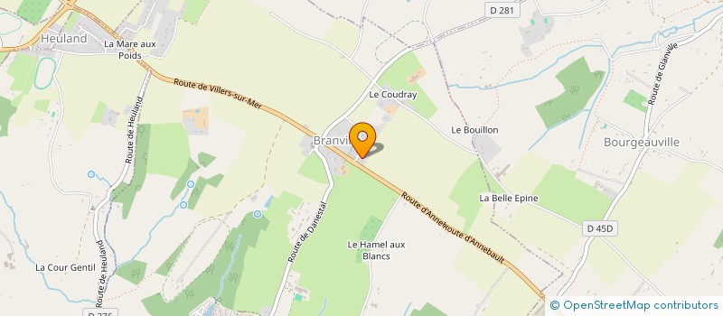 localisation de l'entreprise MAISON PYRO à BRANVILLE
