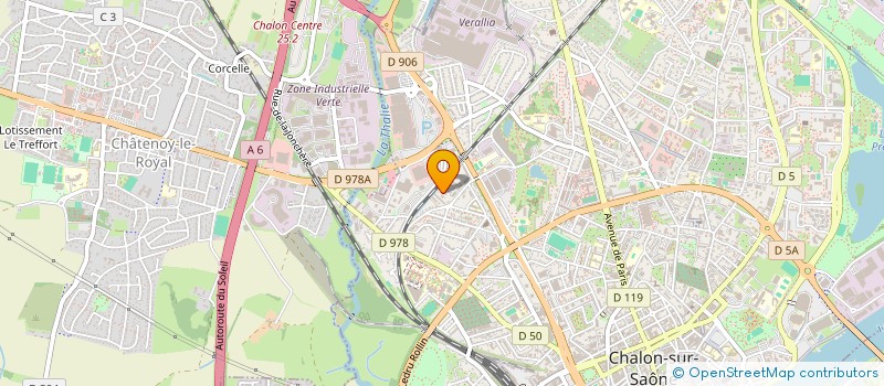 localisation de l'entreprise MAISON QUARTIER DES AUBEPINS  CHALON-SUR-SAONE