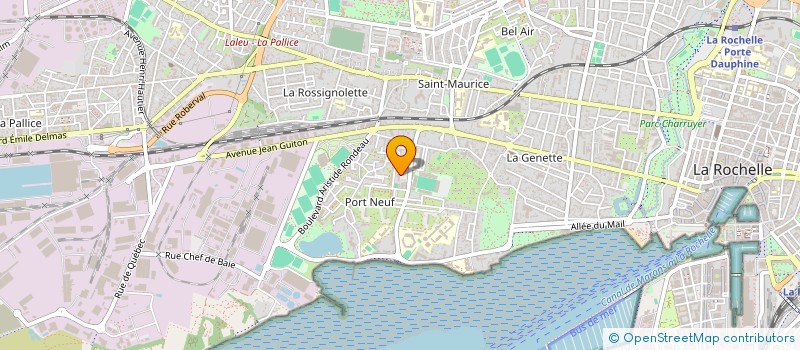 localisation de l'entreprise MAISON QUARTIER PORT NEUF  LA ROCHELLE