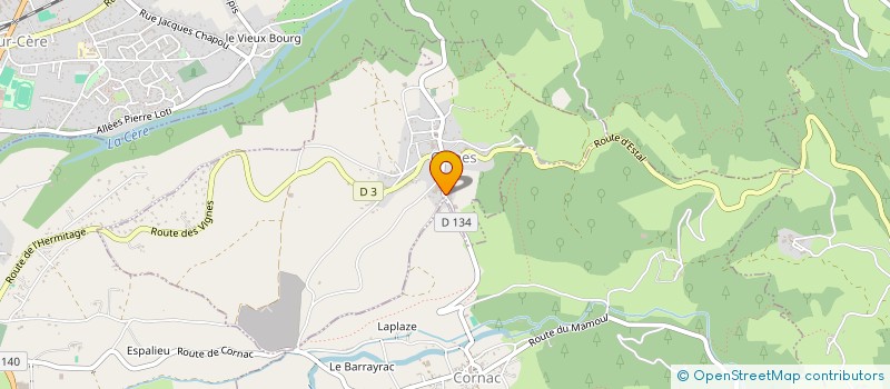 localisation de l'entreprise MAISON QUERCY  GLANES