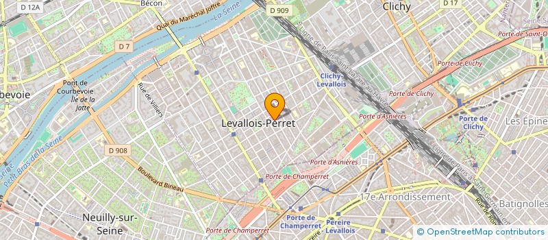 localisation de l'entreprise MAISON R & S à LEVALLOIS-PERRET