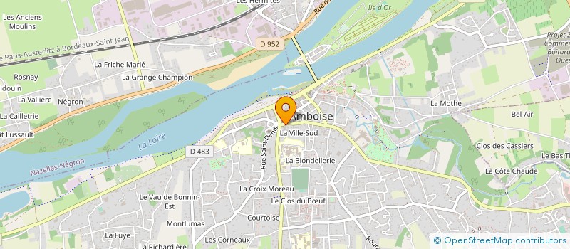 localisation de l'entreprise MAISON RABELAIS  AMBOISE