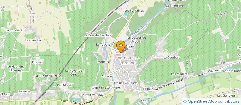 localisation de l'entreprise MAISON RAGOT  VERNOU-SUR-BRENNE