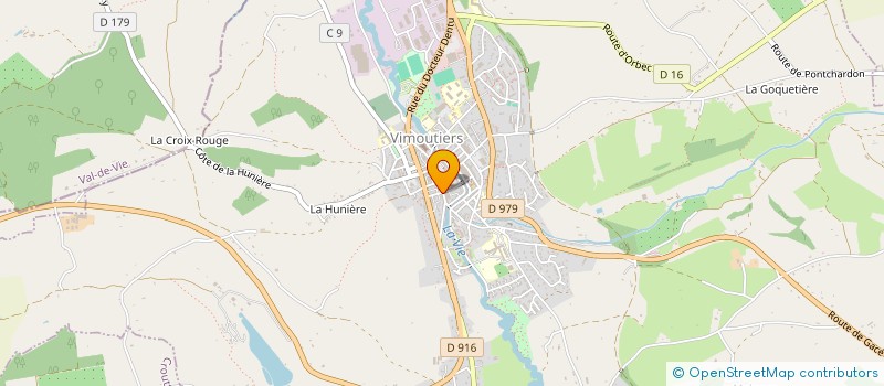 localisation de l'entreprise MAISON RAMAGE à VIMOUTIERS