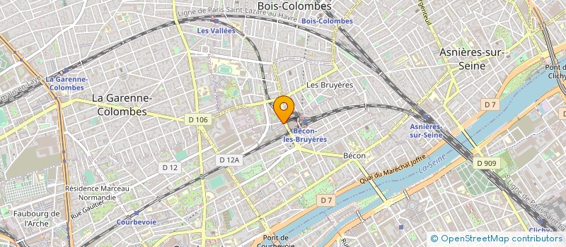 localisation de l'entreprise MAISON RAMNESS à BOIS-COLOMBES