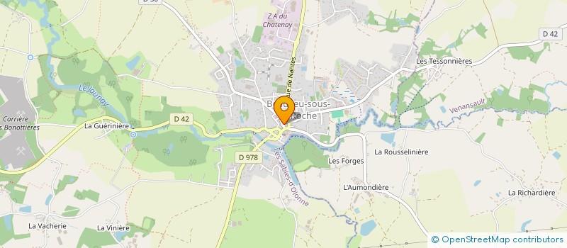 localisation de l'entreprise MAISON RAVENEL  BEAULIEU-SOUS-LA-ROCHE