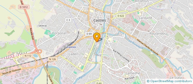 localisation de l'entreprise MAISON RAYMOND S A  CASTRES