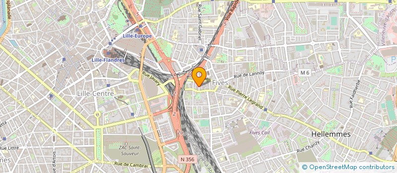 localisation de l'entreprise MAISON REGIONALE DE L ENVIRONNEMENT ET DES SOLIDARITES à LILLE