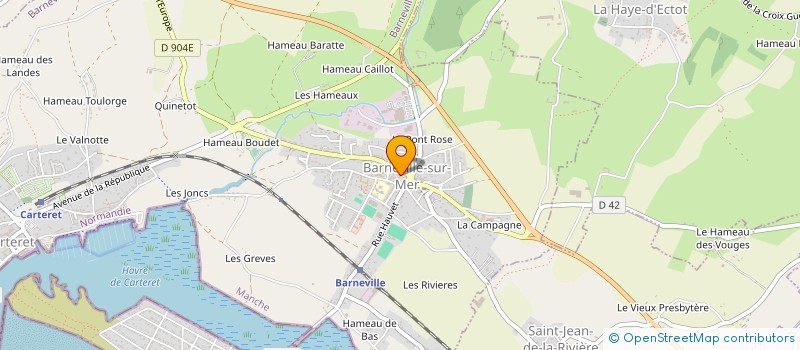 localisation de l'entreprise MAISON RENARD  BARNEVILLE-CARTERET