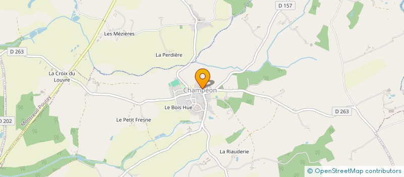 localisation de l'entreprise MAISON RENAULT  CHAMPEON