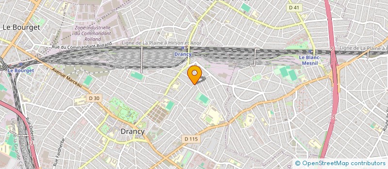 localisation de l'entreprise MAISON RENOV à DRANCY