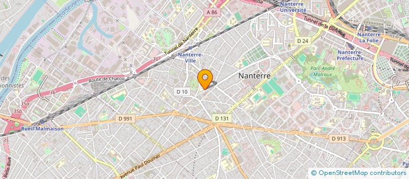 localisation de l'entreprise MAISON RETRAIT PROTEST NANTERR  NANTERRE