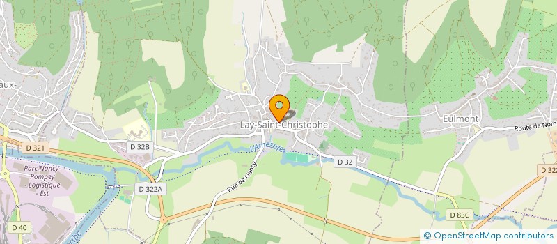 localisation de l'entreprise MAISON RETRAITE BAUDINET DE COURCELLES à LAY-SAINT-CHRISTOPHE