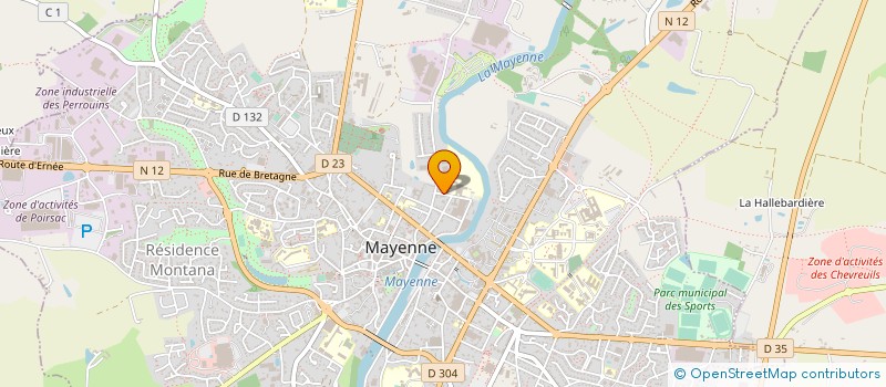 localisation de l'entreprise MAISON RETRAITE - EHPAD - PROVIDENCE à MAYENNE