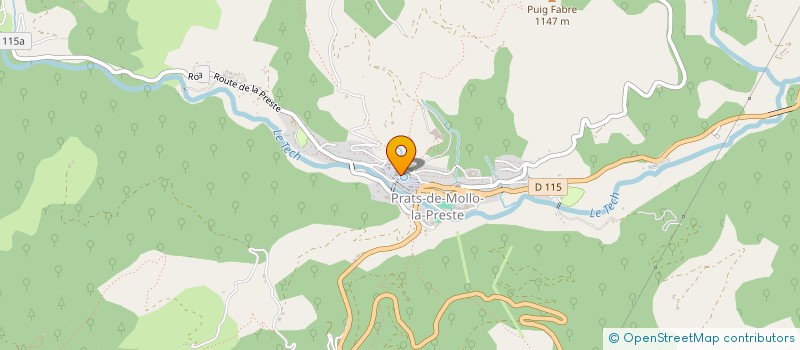 localisation de l'entreprise MAISON RETRAITE EL CANT DELS OCELLS à PRATS-DE-MOLLO-LA-PRESTE