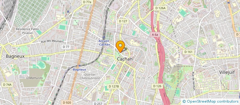 localisation de l'entreprise MAISON RETRAITE FRANCOIS VINCENT RASPAIL à CACHAN