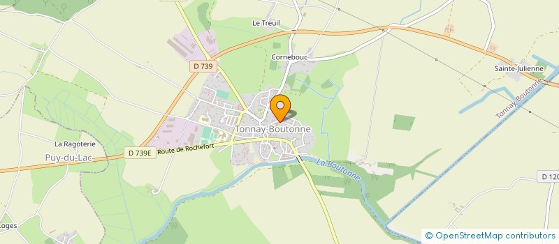 localisation de l'entreprise MAISON RETRAITE JARDINS VOLTONIA EHPAD à TONNAY-BOUTONNE