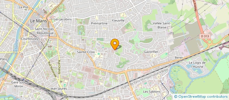 localisation de l'entreprise MAISON RETRAITE N D GAZONFIER à LE MANS