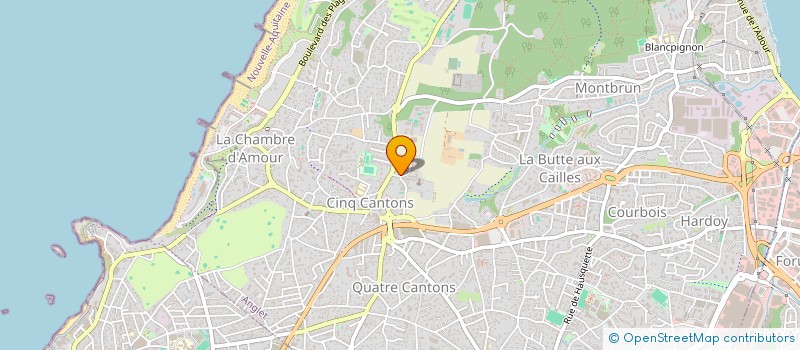 localisation de l'entreprise MAISON RETRAITE ND DU REFUGE à ANGLET