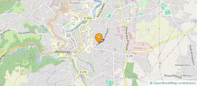 localisation de l'entreprise MAISON RETRAITE PROTESTANTE MONTALIVET  ANNONAY