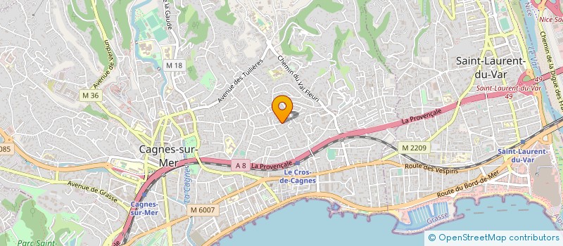 localisation de l'entreprise MAISON RETRAITE PUB RES CANTAZUR-EHPAD à CAGNES-SUR-MER