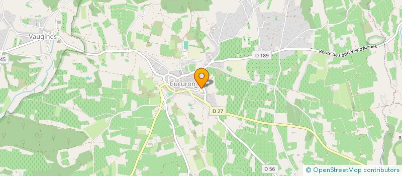 localisation de l'entreprise MAISON RETRAITE PUBLIQUE L'AGE D'OR à CUCURON