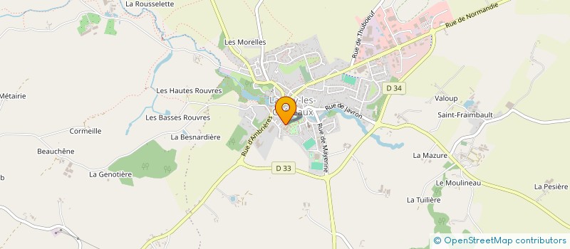 localisation de l'entreprise MAISON RETRAITE RESIDENCE LES TILLEULS à LASSAY-LES-CHATEAUX