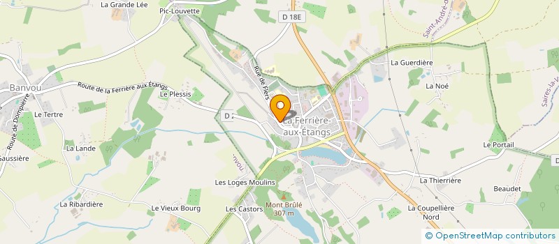 localisation de l'entreprise MAISON RETRAITE SAINTE ANNE à LA FERRIERE-AUX-ETANGS