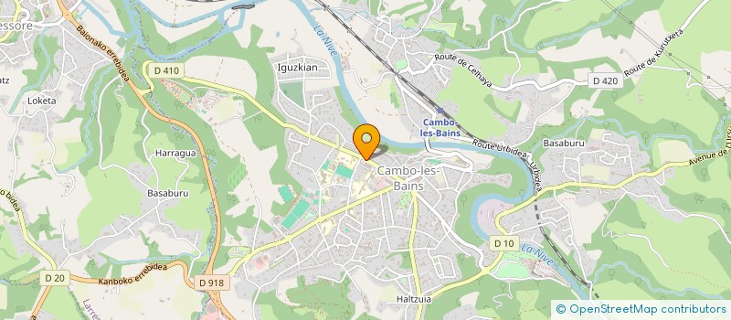localisation de l'entreprise MAISON RETRAITE STE ELISABETH à CAMBO-LES-BAINS