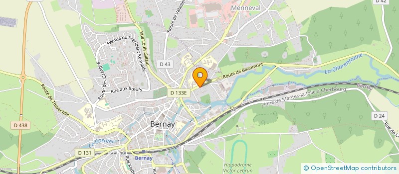 localisation de l'entreprise MAISON RETRAITE VIEUX PRETRES à BERNAY
