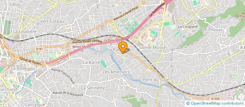 localisation de l'entreprise MAISON RIAHI  TOULON