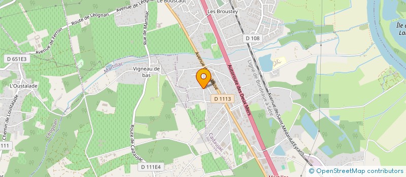 localisation de l'entreprise MAISON RIBEIRO  CADAUJAC