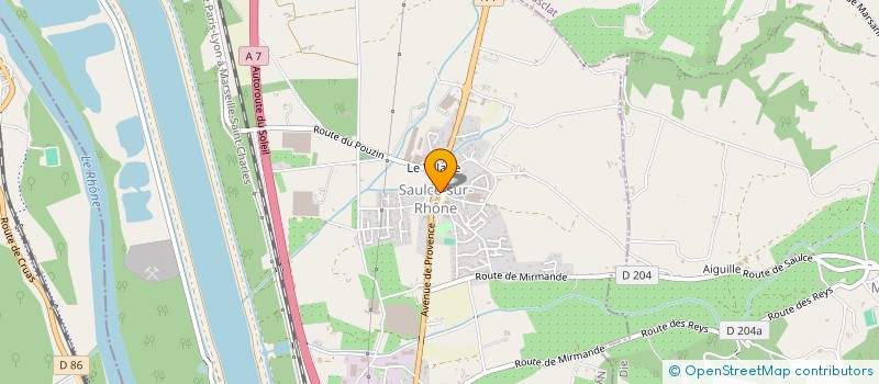 localisation de l'entreprise MAISON RICHARD  SAULCE-SUR-RHONE