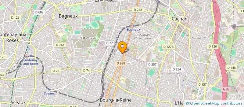 localisation de l'entreprise MAISON RIGONNOT  BOURG-LA-REINE