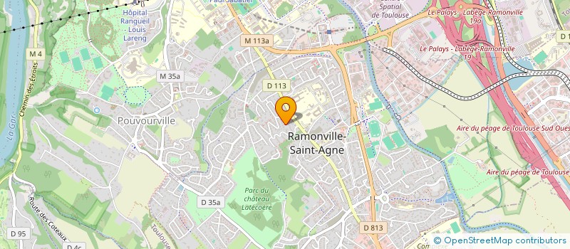 localisation de l'entreprise MAISON RIMBAUD  RAMONVILLE-SAINT-AGNE