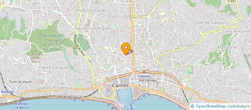 localisation de l'entreprise MAISON RIVIERA  CANNES