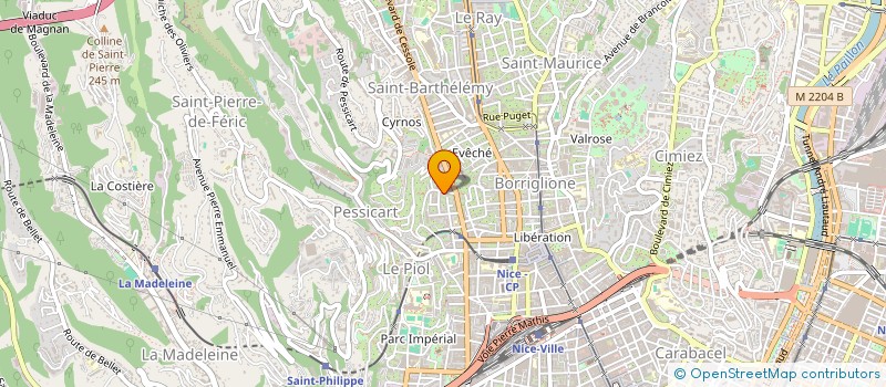 localisation de l'entreprise MAISON ROBIN INVESTISSEMENTS  NICE