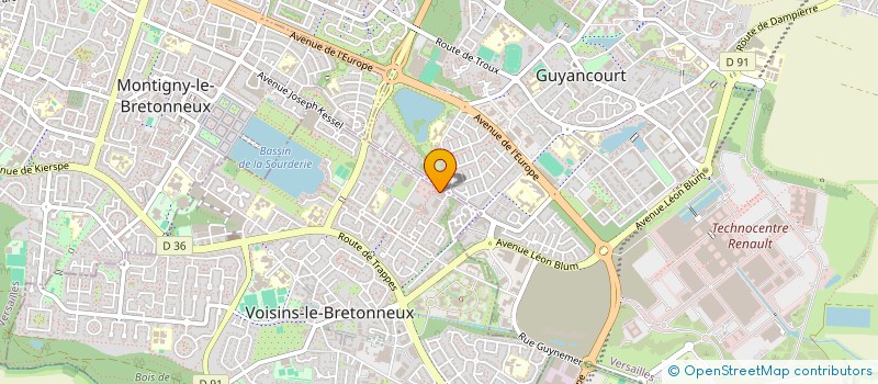 localisation de l'entreprise MAISON ROBOT à VOISINS-LE-BRETONNEUX