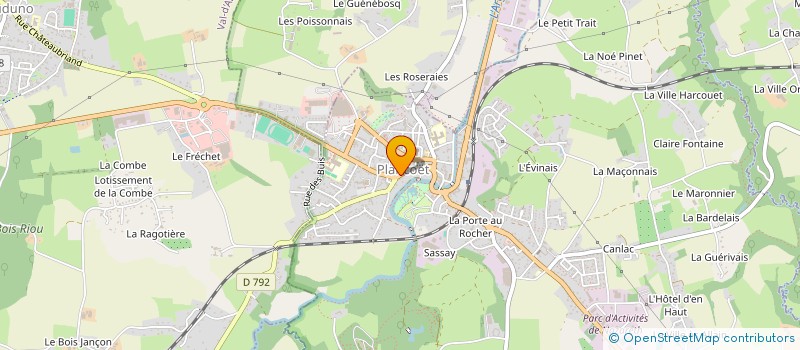 localisation de l'entreprise MAISON ROLAND BUZON  PLANCOET