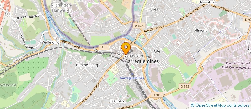 localisation de l'entreprise MAISON ROMANG à SARREGUEMINES