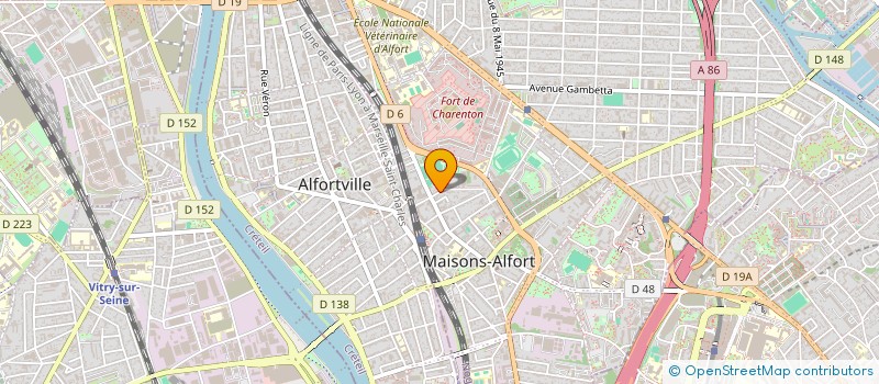 localisation de l'entreprise MAISON ROSE à MAISONS-ALFORT