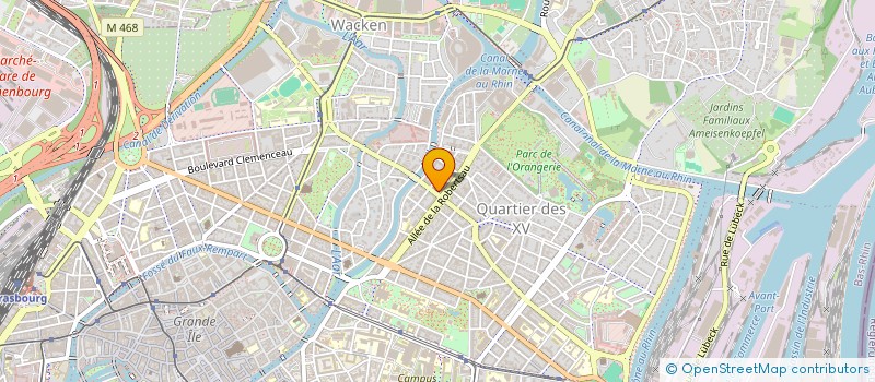localisation de l'entreprise MAISON ROSE ET ROUGE à STRASBOURG