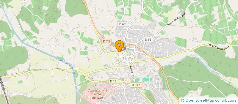 localisation de l'entreprise MAISON ROSTAND à LAMBESC
