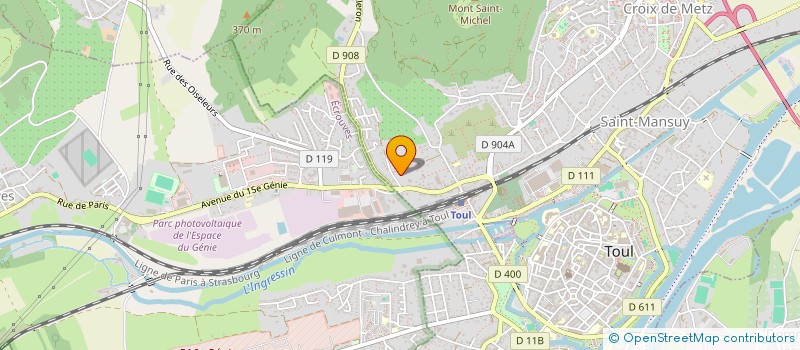 localisation de l'entreprise MAISON ROUGE  TOUL