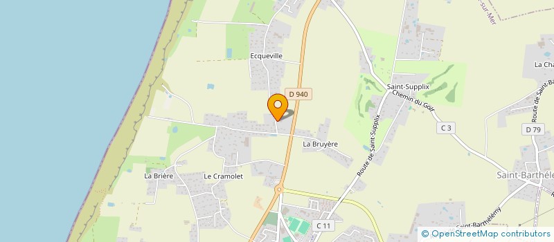 localisation de l'entreprise MAISON ROUGE à OCTEVILLE-SUR-MER
