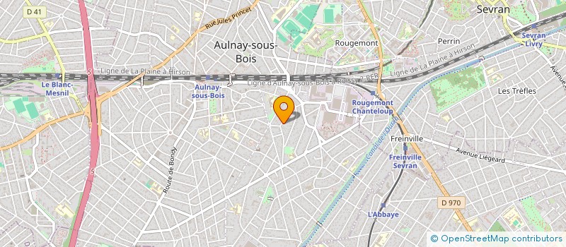 localisation de l'entreprise MAISON ROUGE à AULNAY-SOUS-BOIS