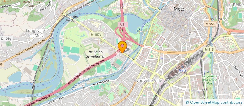 localisation de l'entreprise MAISON ROUGE  LONGEVILLE-LES-METZ